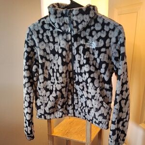 The North Face Kids Fleece Jacket - Black and White